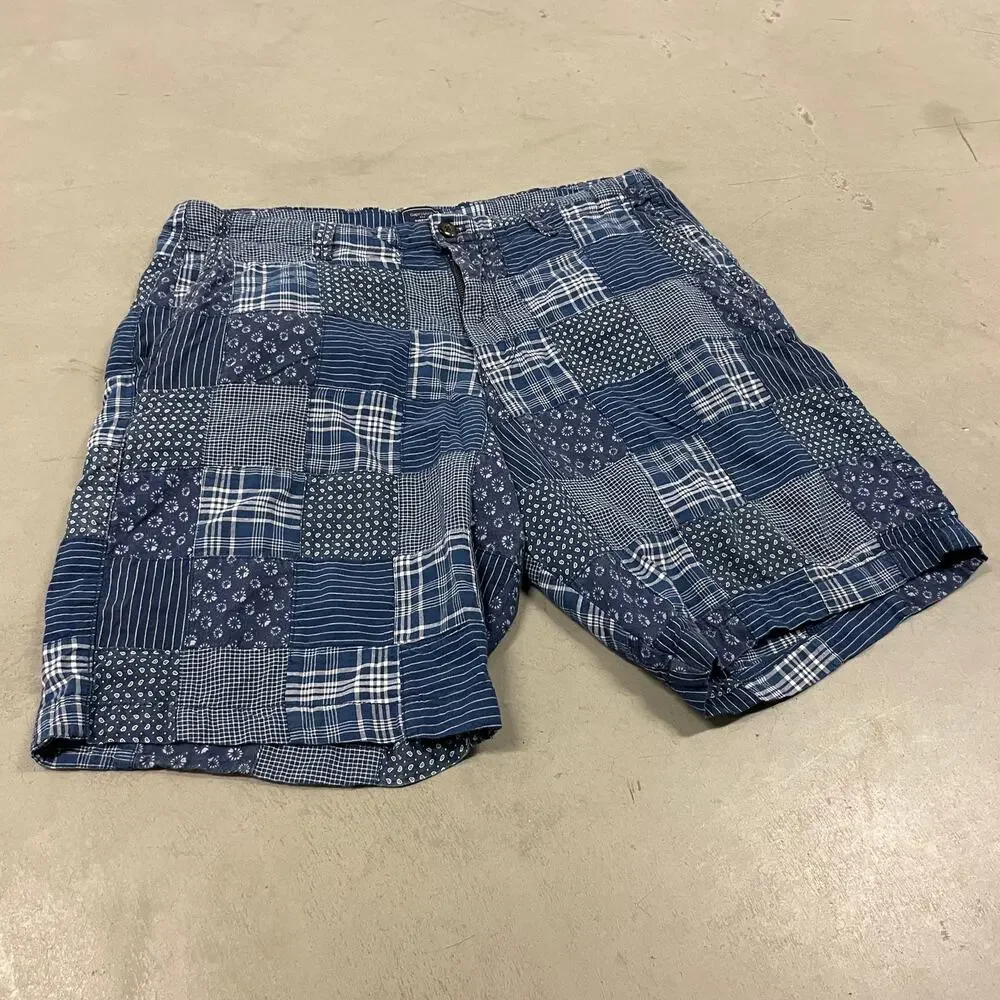 vintage bandana patchwork gap shorts 36